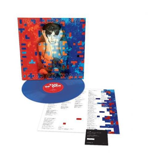 PAUL MCCARTNEY 'TUG OF WAR' LP - BLUE