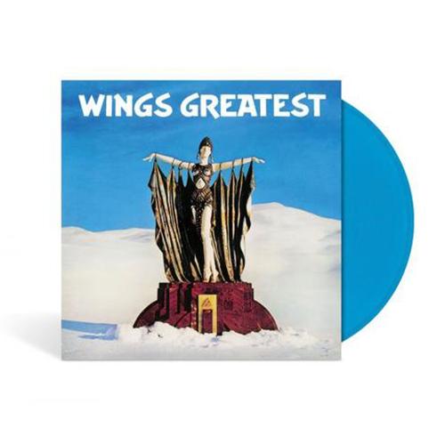 PAUL MCCARTNEY 'WINGS GREATEST' LP - LTD. - BLUE