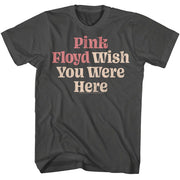 PINK FLOYD - WISH YOU WERE HERE TEXT SHIRT