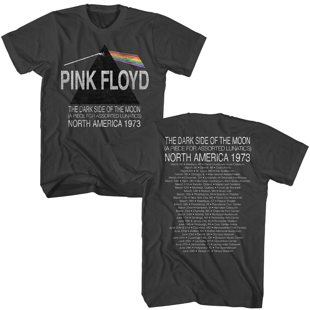 PINK FLOYD - NORTH AMERICA 1973 2 SIDES SHIRT