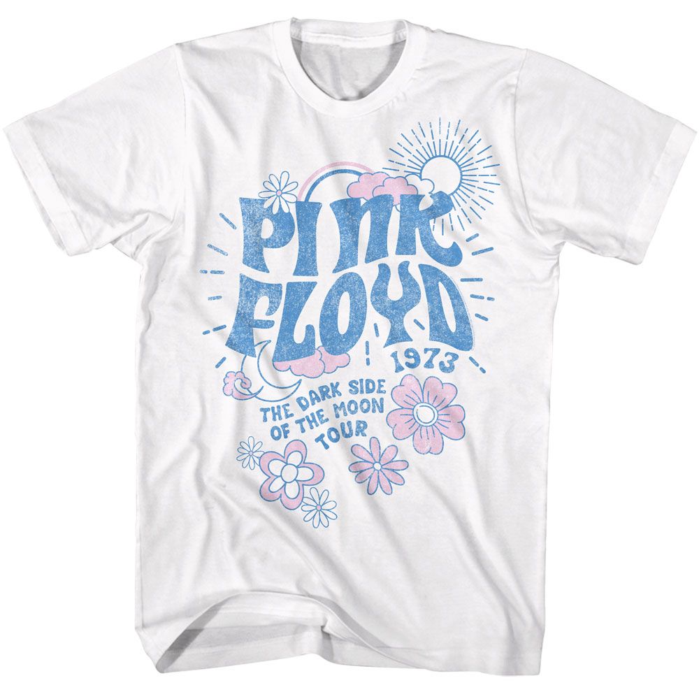 PINK FLOYD - DARK SIDE TOUR FLORAL AND SUN SHIRT