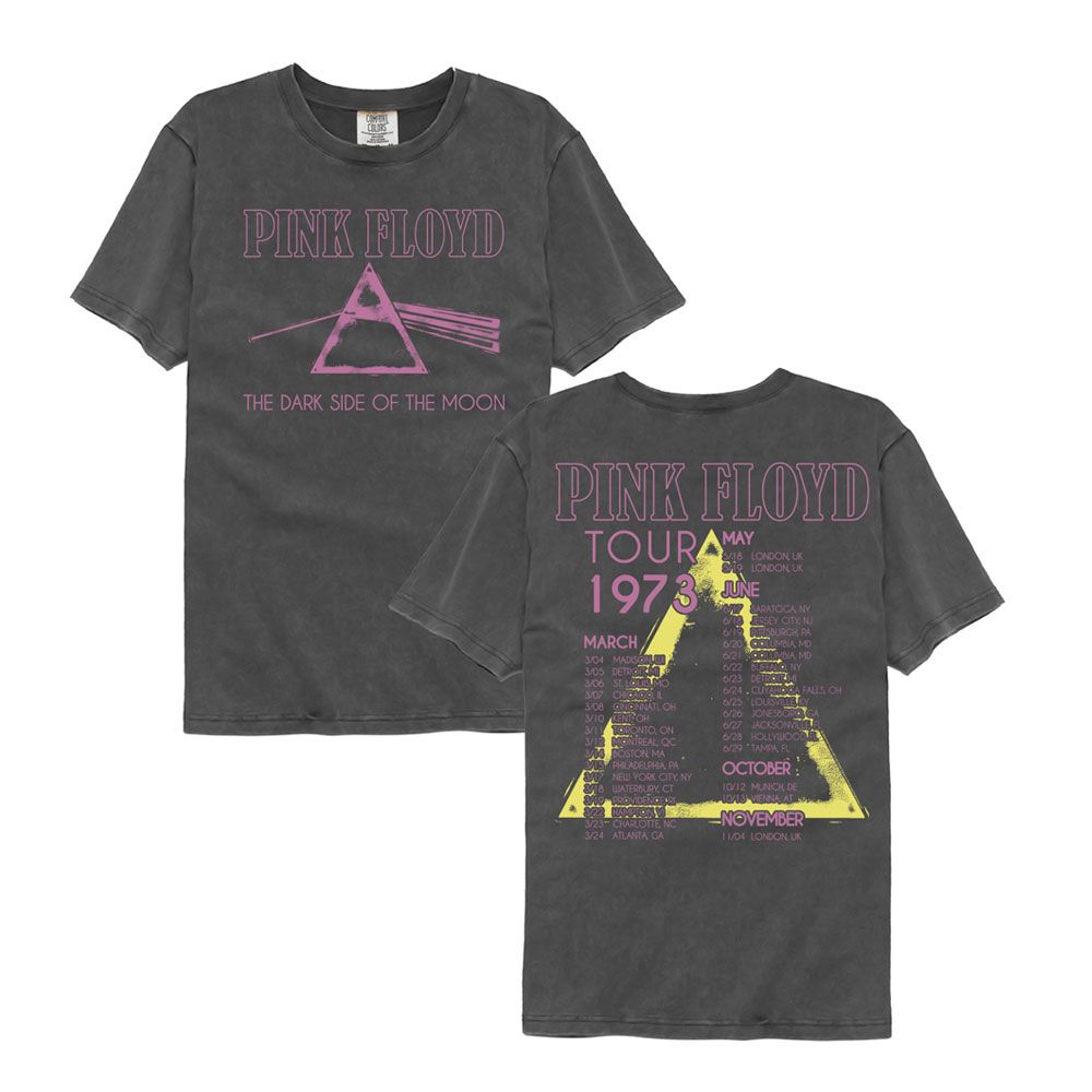 PINK FLOYD - DSOTM TOUR 1973 F B SHIRT