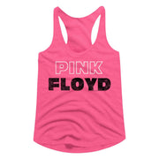 PINK FLOYD - PINK WHITE OUTLINE LADIES SHIRT