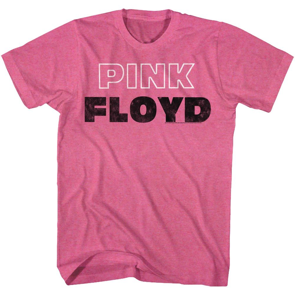 PINK FLOYD - PINK WHITE OUTLINE SHIRT
