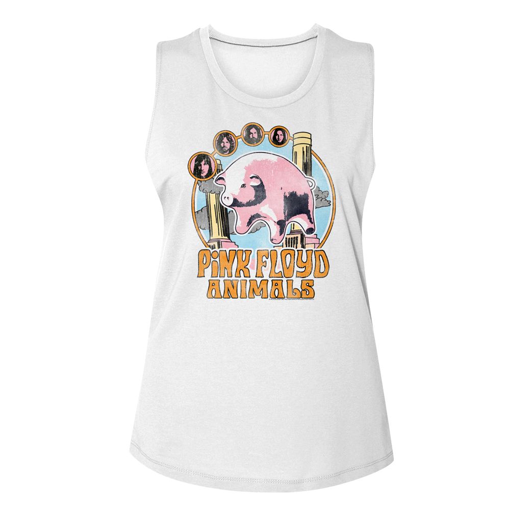 PINK FLOYD - CIRCLE PIG LADIES SHIRT