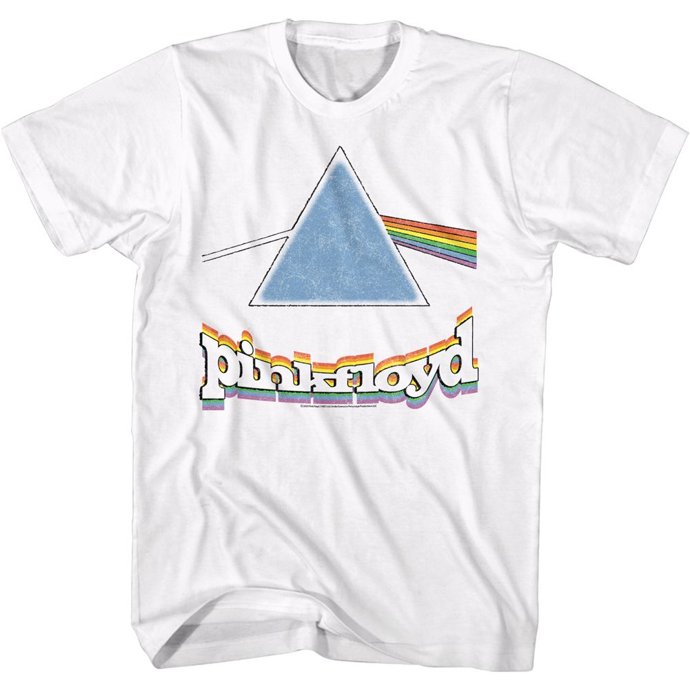 PINK FLOYD - RAINBOW PRISM W/LOGO SHIRT