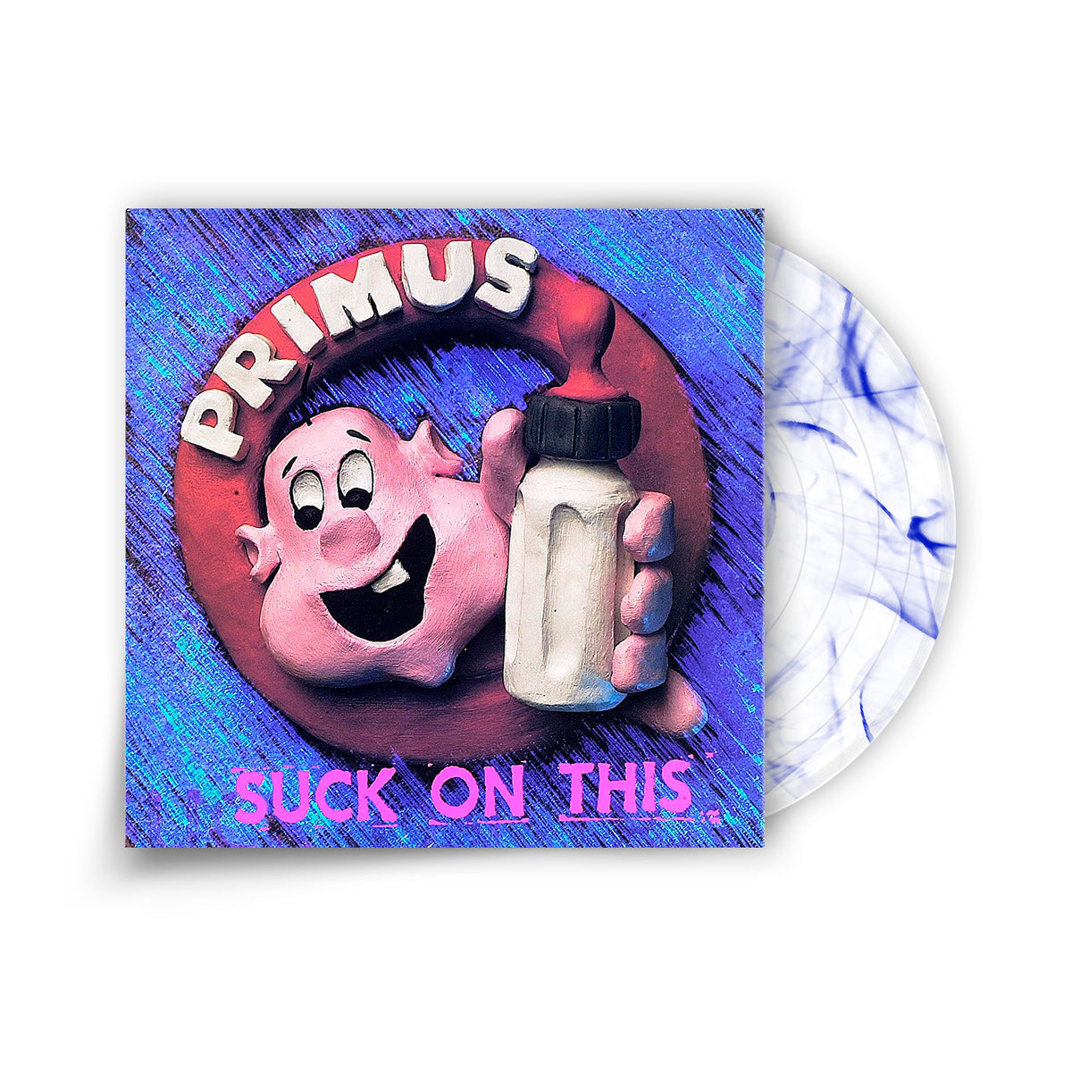 REVOLVER x PRIMUS BLUE COLLECTOR'S BUNDLE HAND-NUMBERED ALT COVER SLIPCASE W/ 'SUCK ON THIS' & 'FRIZZLE FRY' LP - EXCLUSIVE - LTD. 100 - CLEAR/BLUE