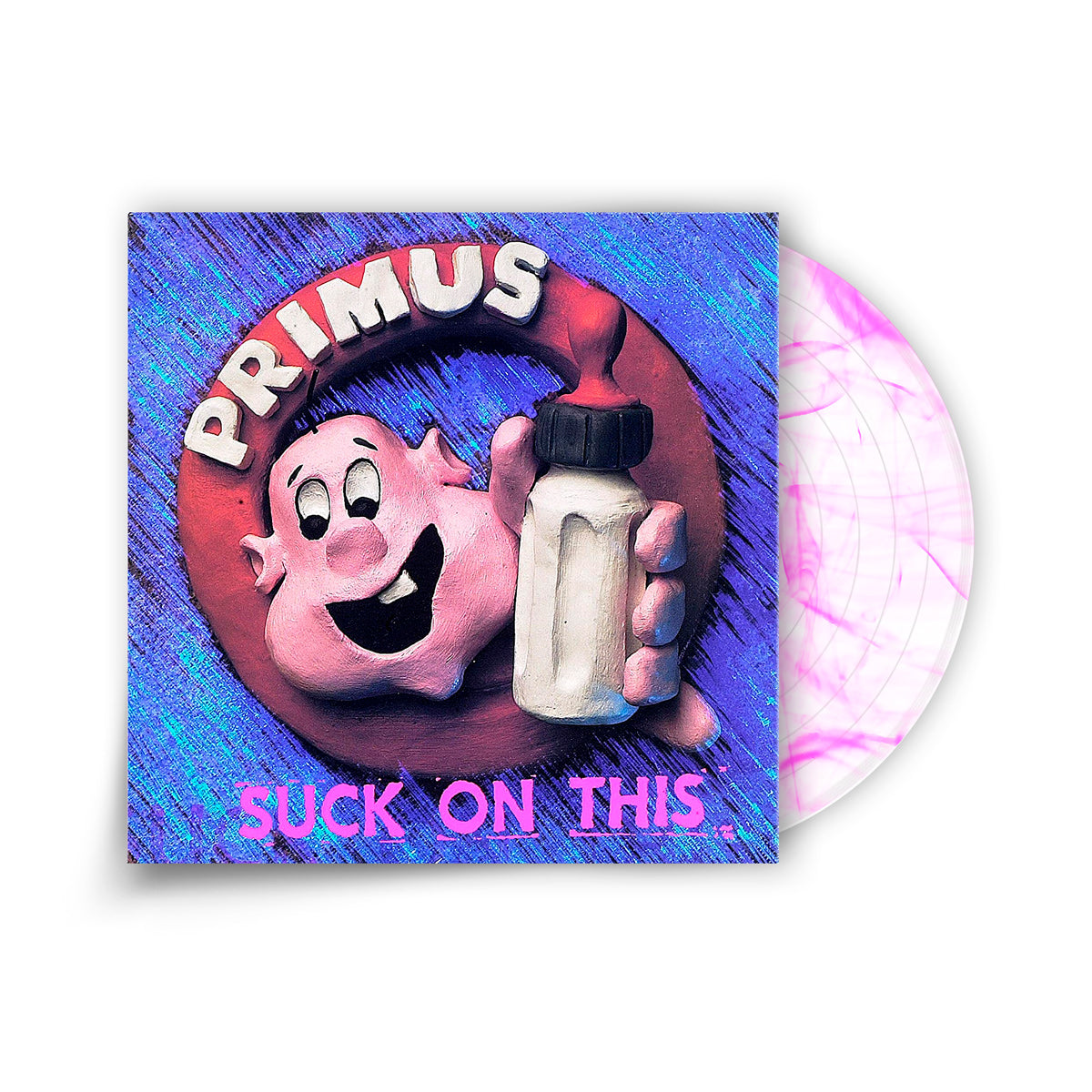 REVOLVER x PRIMUS PINK COLLECTOR'S BUNDLE HAND-NUMBERED ALT COVER SLIPCASE W/ 'SUCK ON THIS' & 'FRIZZLE FRY' LP - EXCLUSIVE - LTD. 100 - CLEAR/PINK