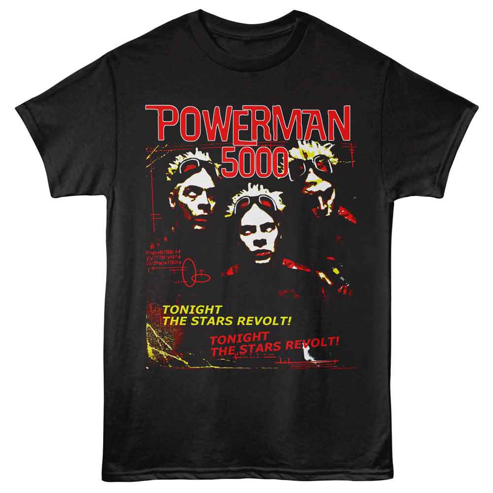 POWERMAN 5000 - THE STARS REVOLT SHIRT