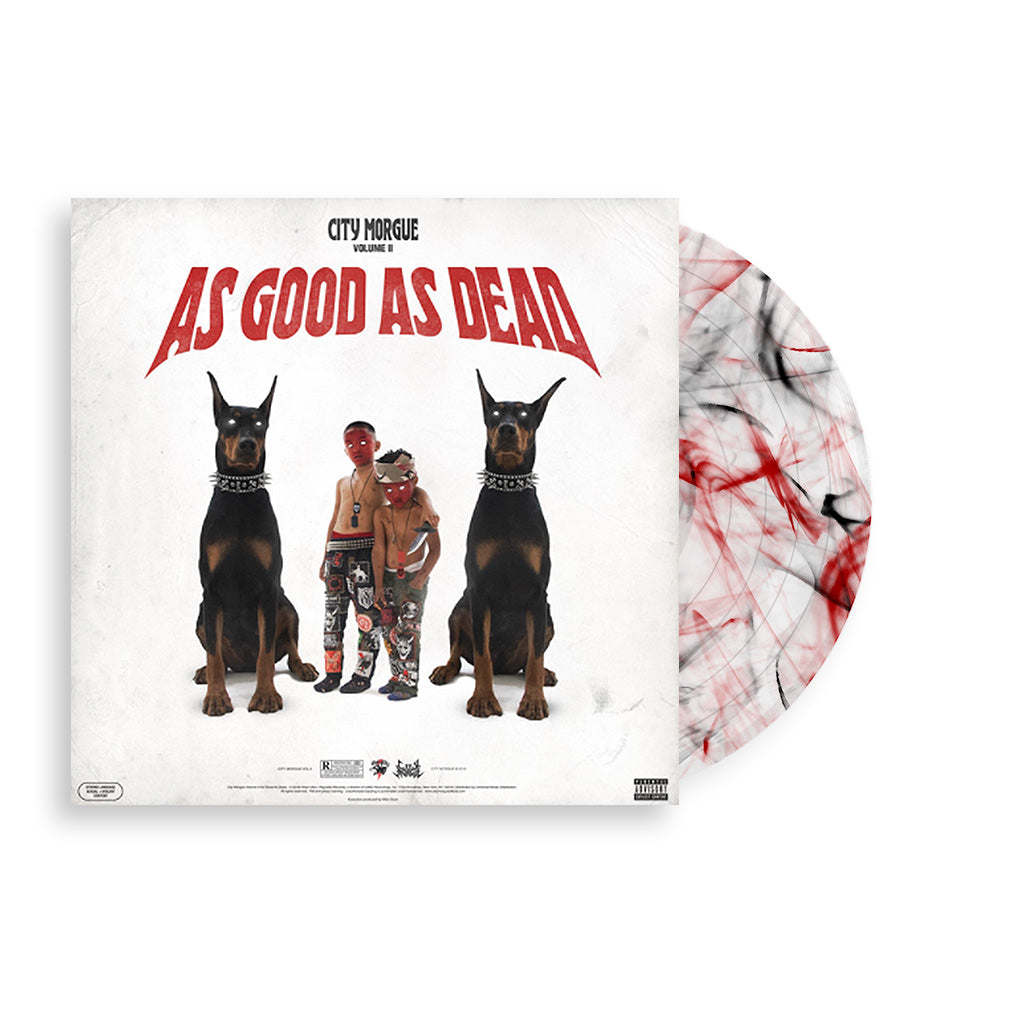 REVOLVER & INKED x CITY MORGUE "AS GOOD AS DEAD" BUNDLE W/ DOUBLE MAGAZINE SLIPCASE + LP + HOODIE - EXCLUSIVE - LTD. 100