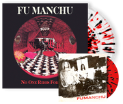 FU MANCHU ‘NO ONE RIDES FOR FREE’ LP + 7" - LTD. 300 - RED/BLACK SPLATTER