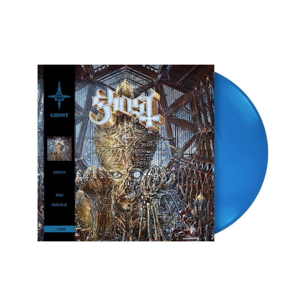 GHOST 'IMPERA' LP - BLUE + PAPA EMERITUS IV FUNKO POP! ROCKS FIGURE
