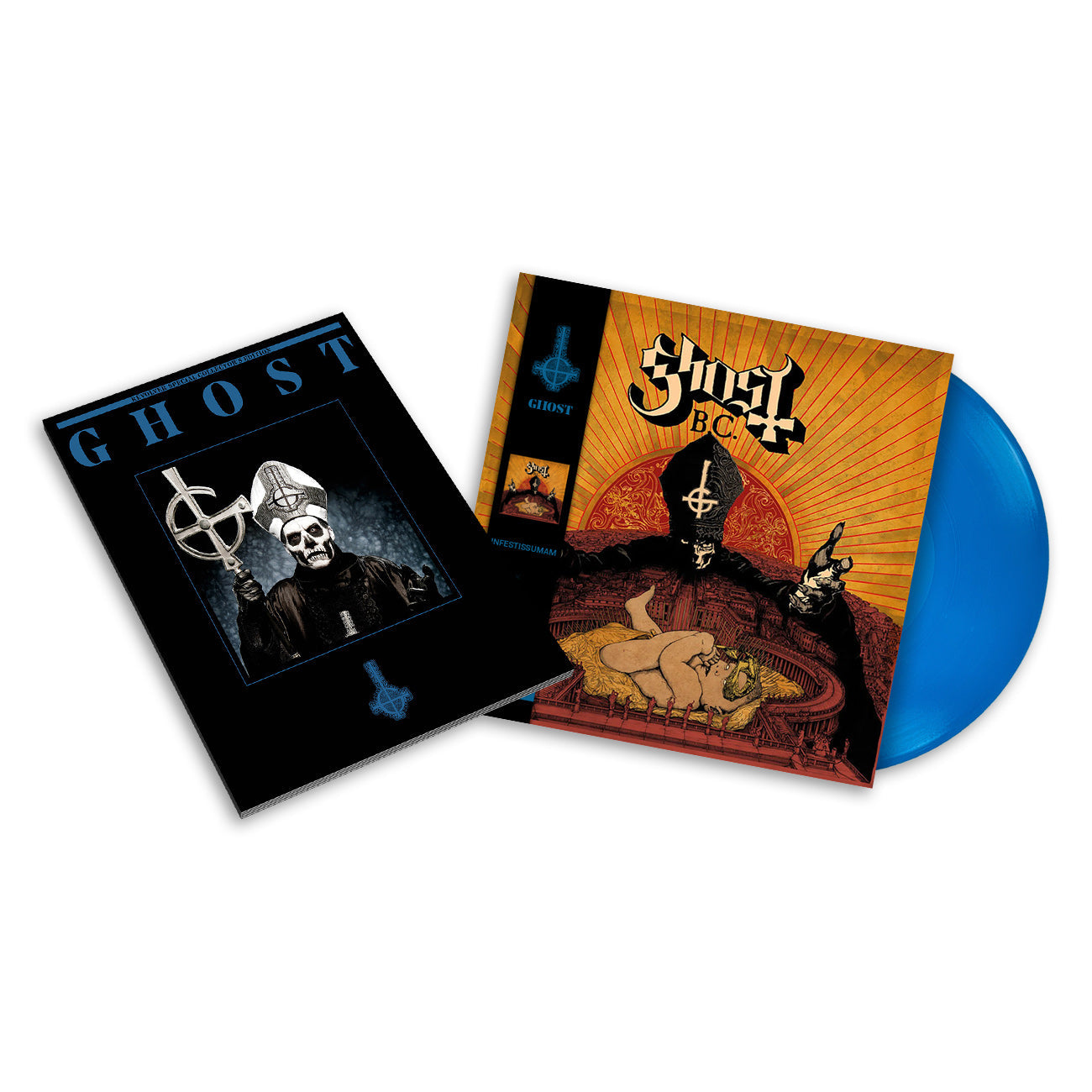 GHOST ‘INFESTISSUMAM’ LP - ACQUA BLUE + GHOST x REVOLVER SPECIAL COLLECTOR'S EDITION