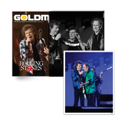 GOLDMINE MAGAZINE:  OCT/NOV 2022 ISSUE ALT COVER FEATURING THE ROLLING STONES - HAND-NUMBERED SLIPCASE & PHOTO PRINT