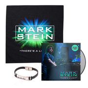 MARK STEIN 'THERE'S A LIGHT' CD BUNDLE + SIGNATURE BRACELET & BANDANA - LTD.