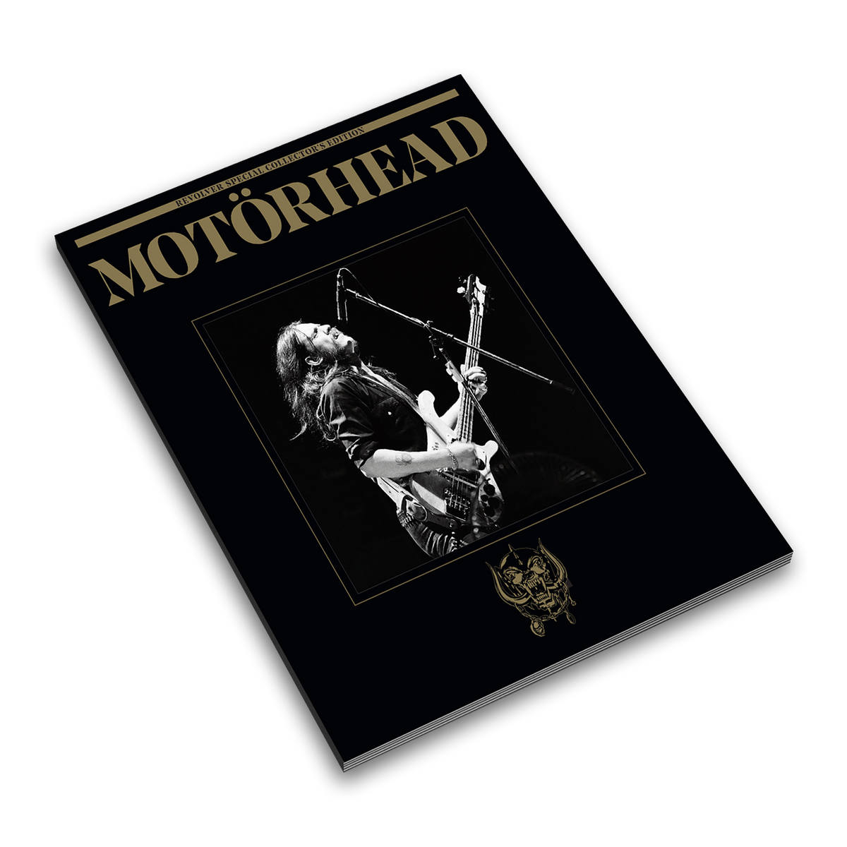MOTÖRHEAD 'NO SLEEP 'TIL HAMMERSMITH' LP + REVOLVER SPECIAL COLLECTOR'S EDITION MAGAZINE - COLORED SWIRL