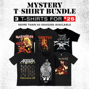 METAL/ROCK MYSTERY T-SHIRT BUNDLE