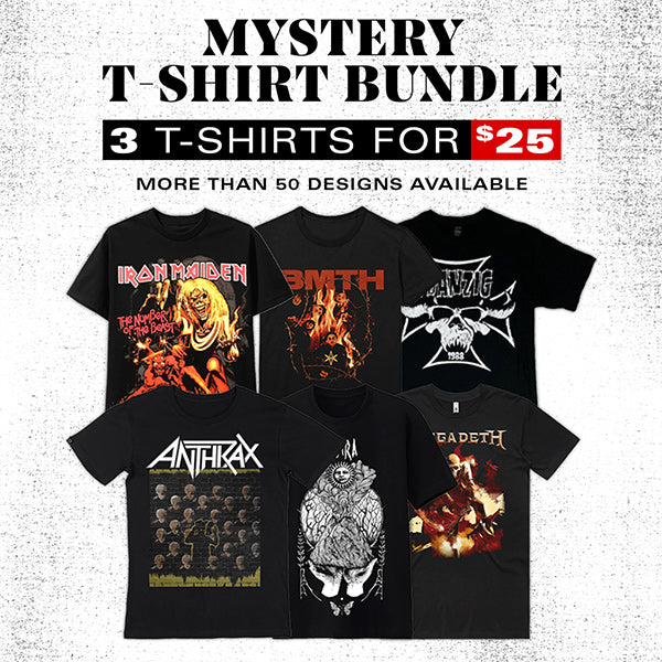 METAL/ROCK MYSTERY T-SHIRT BUNDLE