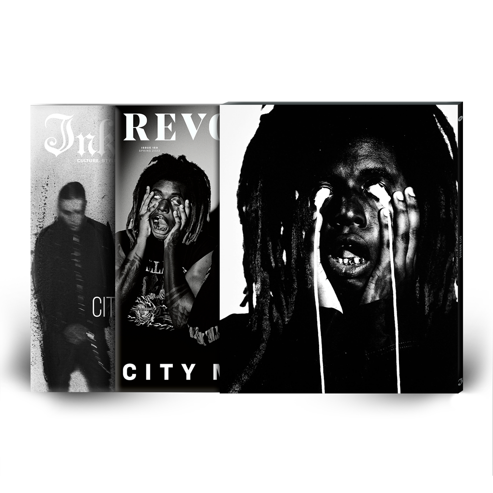 REVOLVER & INKED x CITY MORGUE "BOTTOM OF THE BARREL" BUNDLE W/ DOUBLE MAGAZINE SLIPCASE + LP + HOODIE - LTD. 100