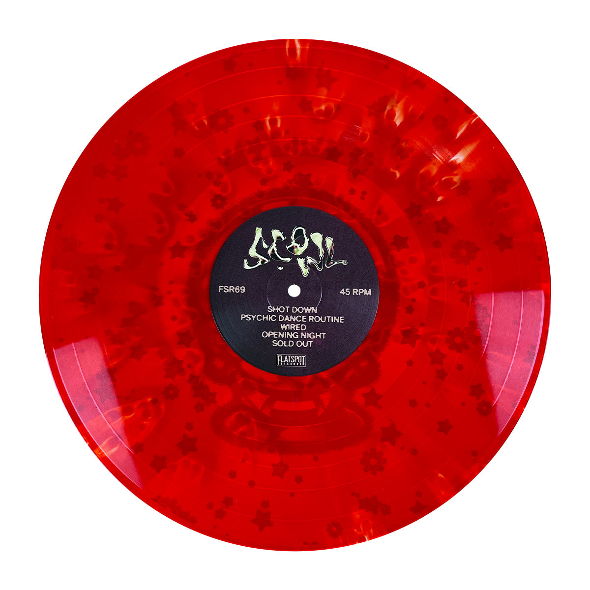 SCOWL ‘PSYCHIC DANCE ROUTINE’ EP - EXCLUSIVE - LTD. 600 - CLEAR/RED/CLOUDY/SCREEN PRINTED