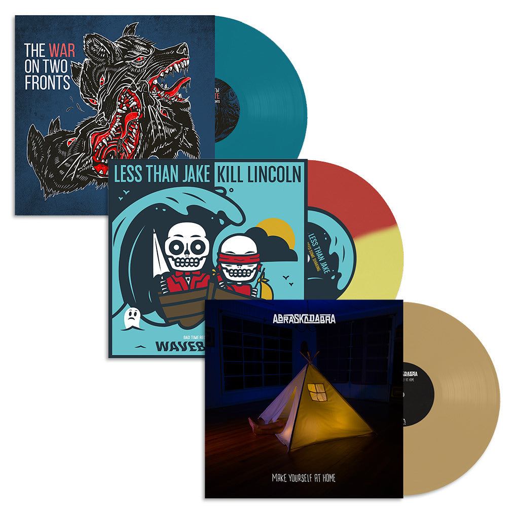 DISSIDENTE / ABRASKADABRA / LESS THAN JAKE / KILL LINCOLN BAD TIME SKA VINYL BUNDLE - EXCLUSIVE