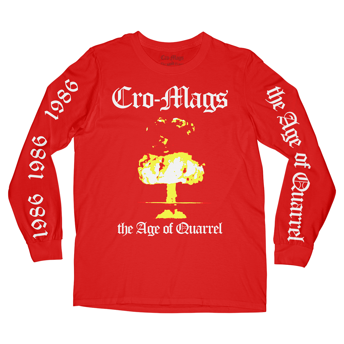 The HARD Times x CRO-MAGS 35th Anniversary Limited Edition Numbered Long Sleeve T-shirt