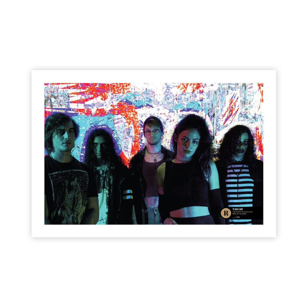 TALLAH X WELCOME TO ROCKVILLE 2023 - SIGNED POSTER - EXCLUSIVE - LTD.