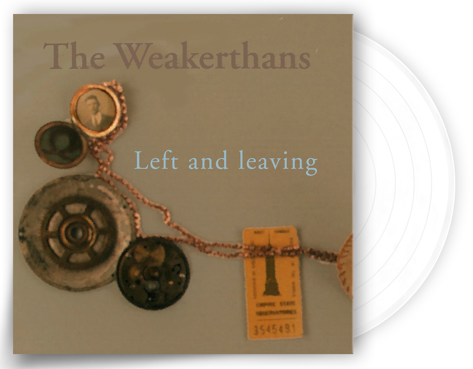 THE WEAKERTHANS 'LEFT & LEAVING' LP - EXCLUSIVE - LTD. 250 - CLEAR