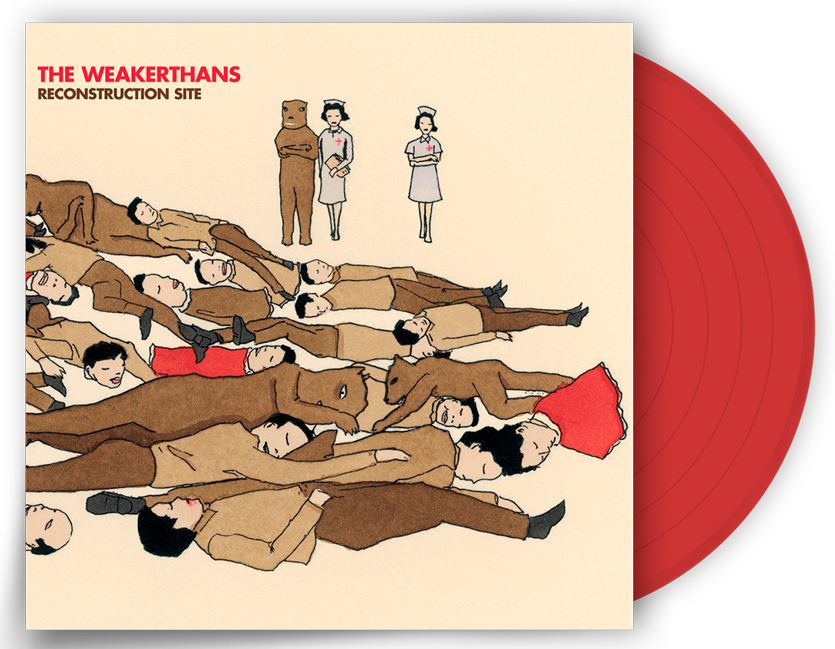 THE WEAKERTHANS 'RECONSTRUCTION SITE' LP - EXCLUSIVE - LTD.300 - TRANSLUCENT RUBY RED