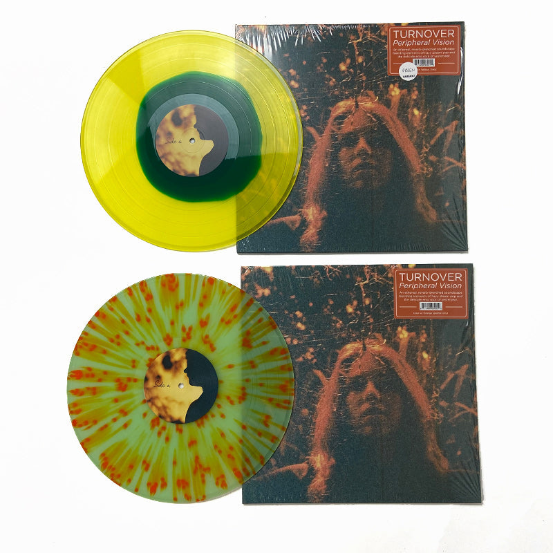 TURNOVER 'PERIPHERAL VISION' LP - LTD. 250 - YELLOW - LTD. 250 - ORANGE CRUSH