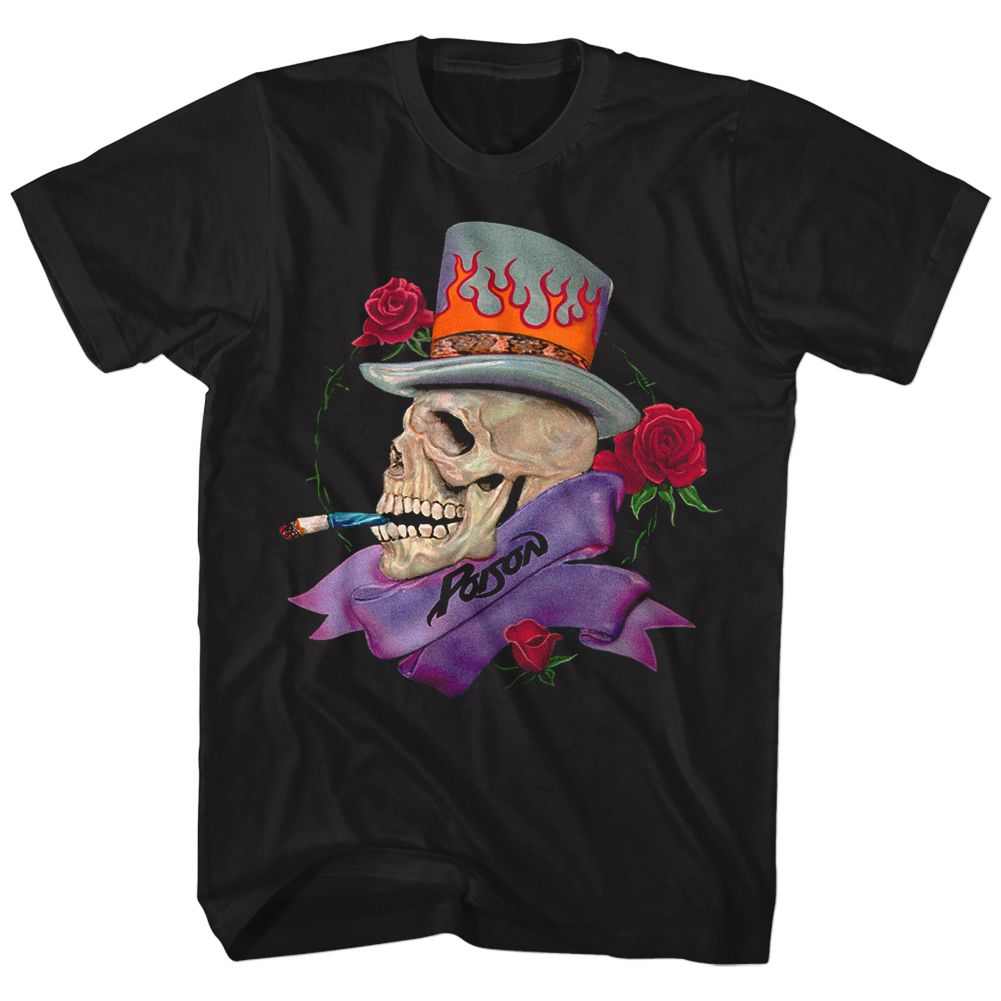 POISON - SKULL SMOKIN POISON SHIRT