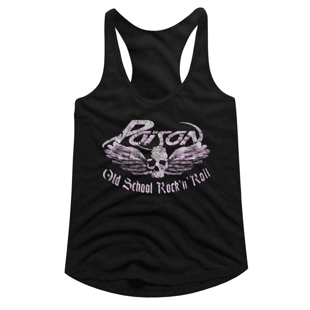 POISON - OLD SCHOOL ROCK N ROLL LADIES SHIRT