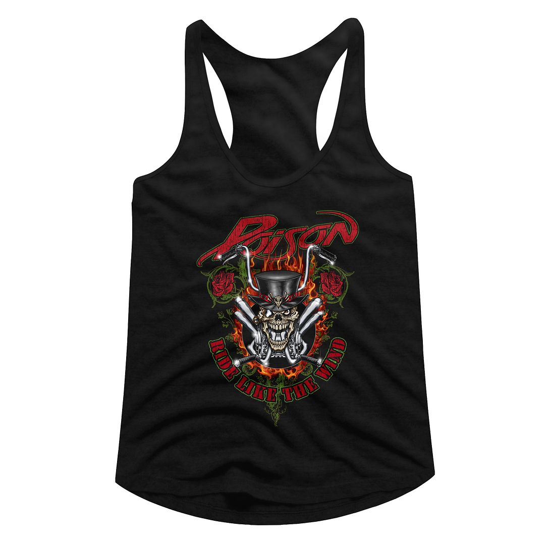 POISON - RIDE LIKE THE WIND LADIES SHIRT