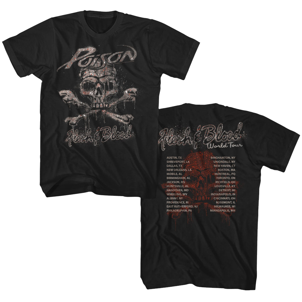 POISON - FLESH AND BLOOD WORLD TOUR SHIRT