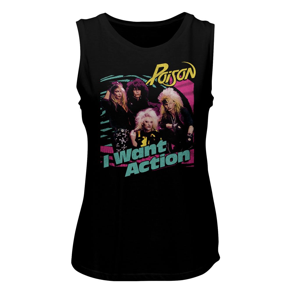 POISON - BRIGHT ACTION LADIES SHIRT