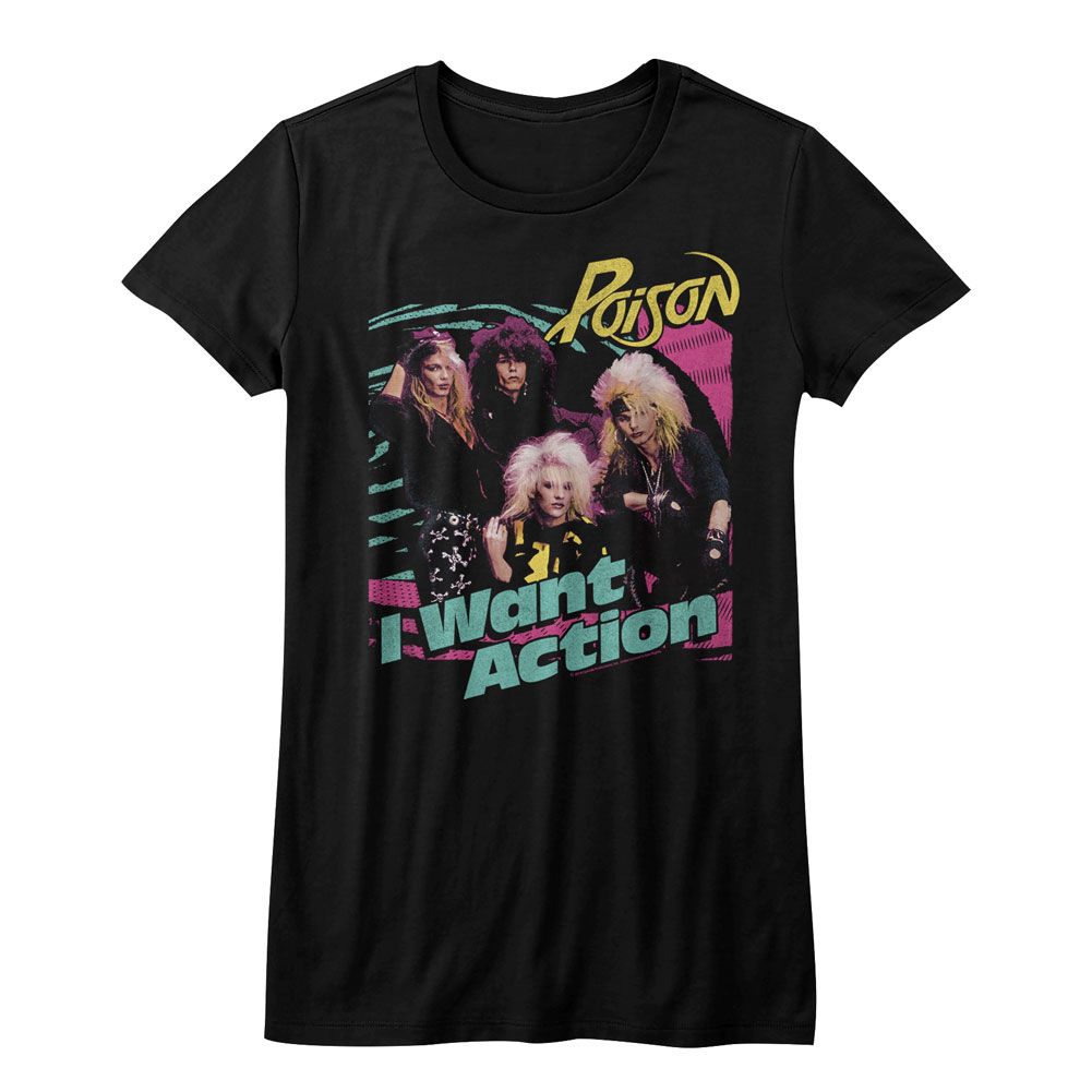 POISON - BRIGHT ACTION LADIES SHIRT