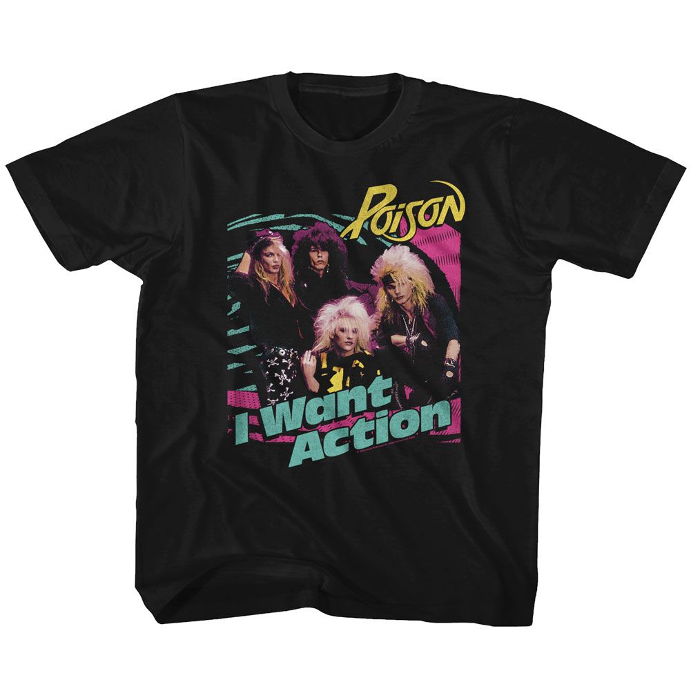 POISON - BRIGHT ACTION TODDLER SHIRT