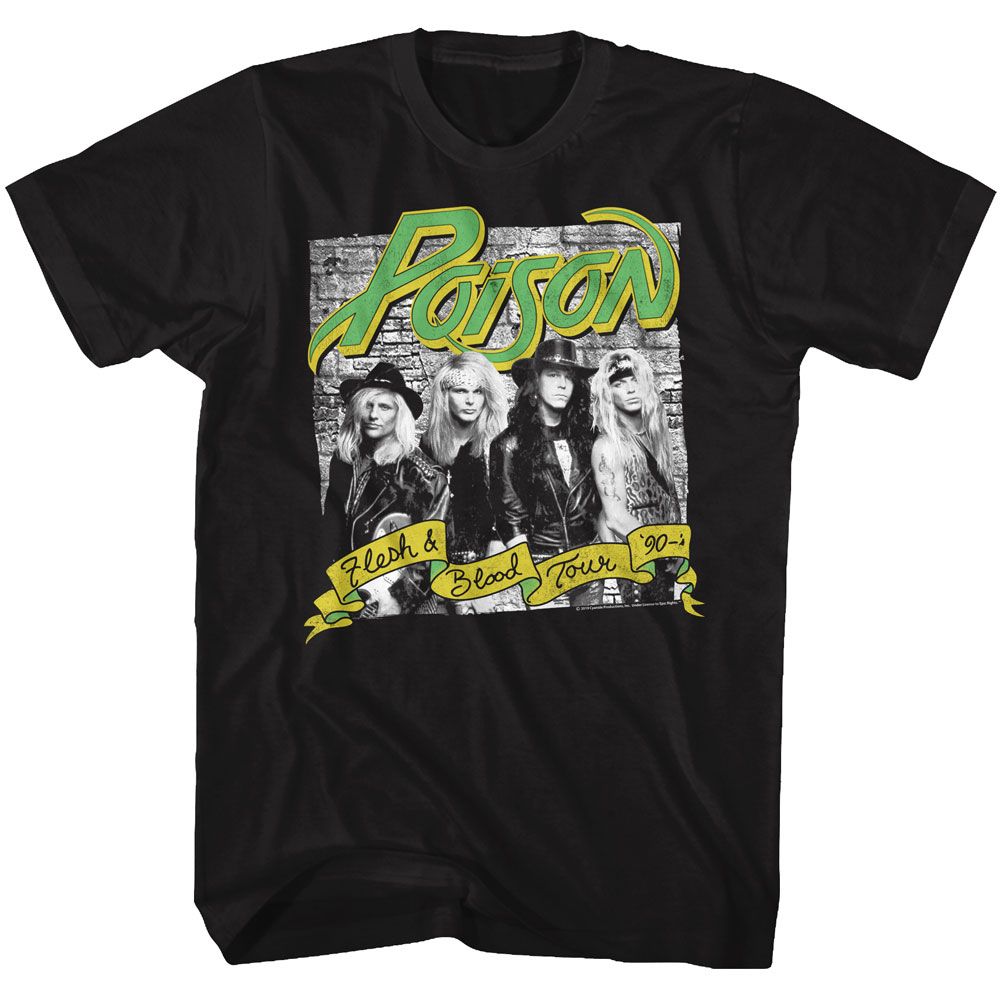 POISON - FLESH BLOOD BANNER SHIRT