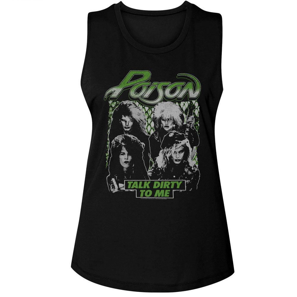 POISON - TDTM BAND PHOTOS LADIES SHIRT