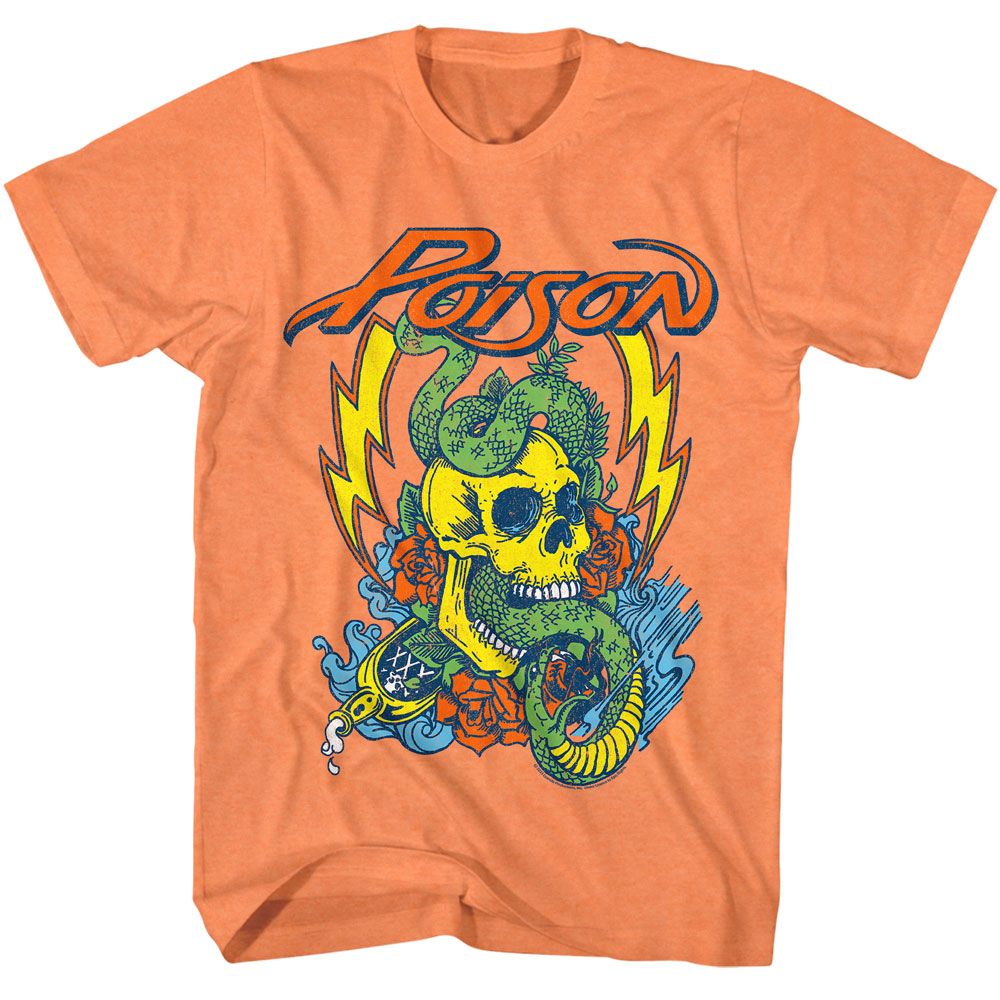 POISON - SNAKE SKULL SHIRT
