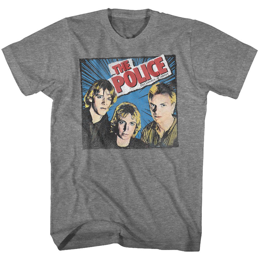 THE POLICE - COMIC-ISH SHIRT