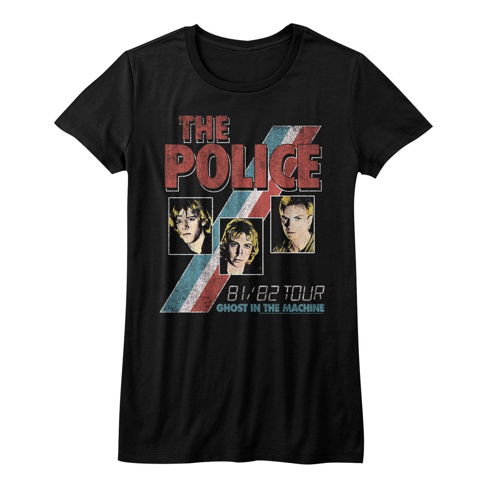 THE POLICE - GHOST IN THE MACHINE LADIES SHIRT