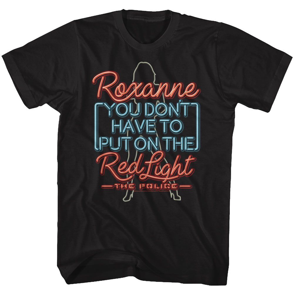 THE POLICE - NEON ROXANNE SHIRT
