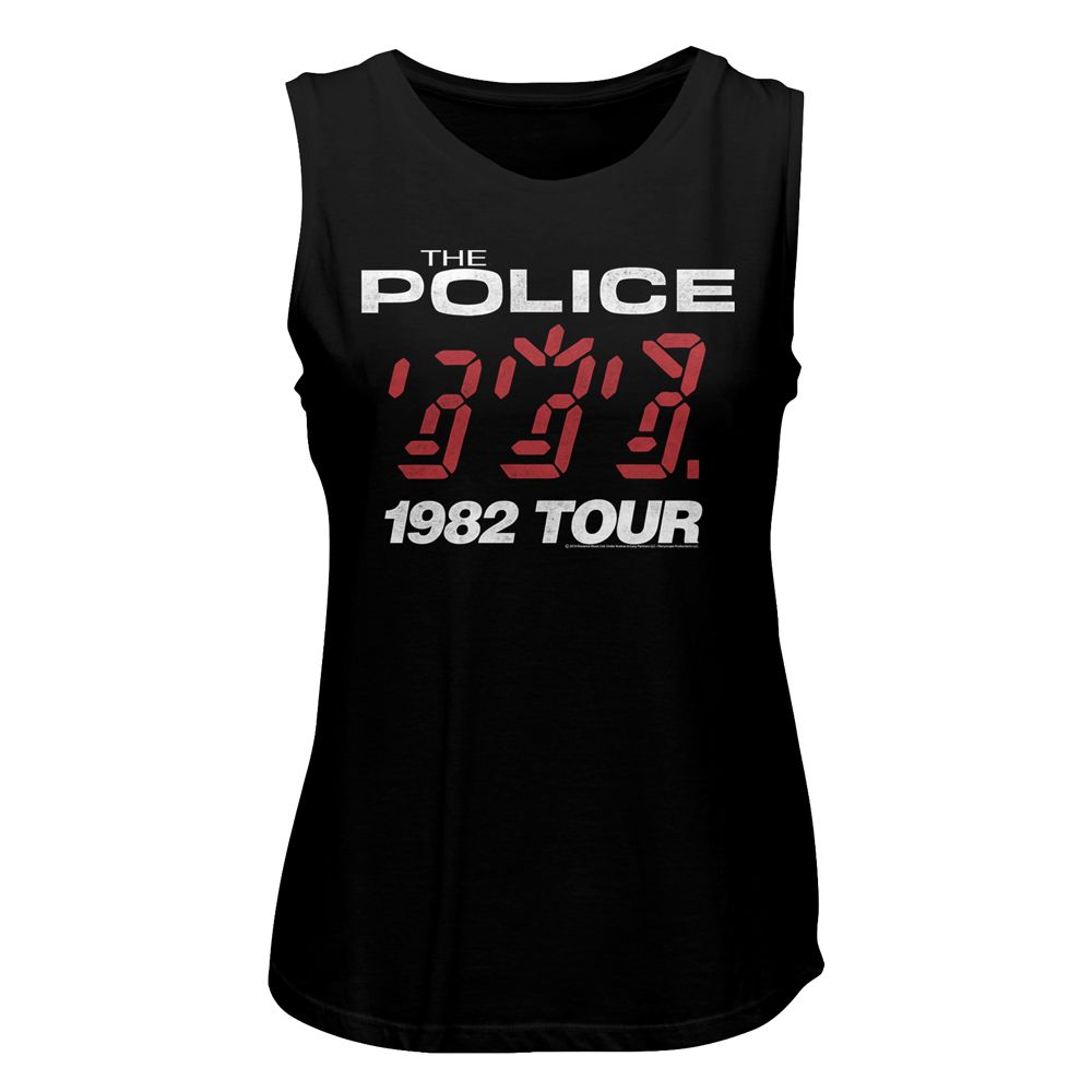 THE POLICE - 82 TOUR LADIES SHIRT