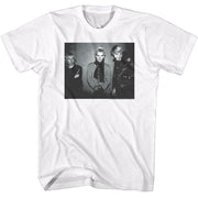 THE POLICE - BW AGAINST WALL SHIRT