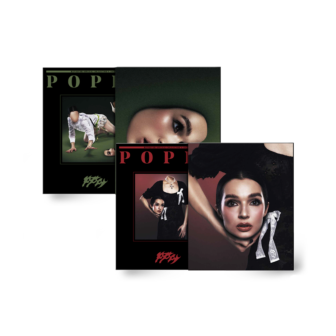 POPPY x REVOLVER SPECIAL ARTIST OF THE YEAR MAGAZINE IN SLIPCASE w/'NEGATIVE SPACES' CASSETTE & EXCLUSIVE LENTICULAR