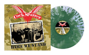 COCK SPARRER 'HERE WE STAND' LP - GREEN GHOSTLY