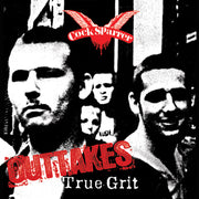 COCK SPARRER 'TRUE GRIT OUTTAKES' LP - CLEAR/BLACK SMOKE