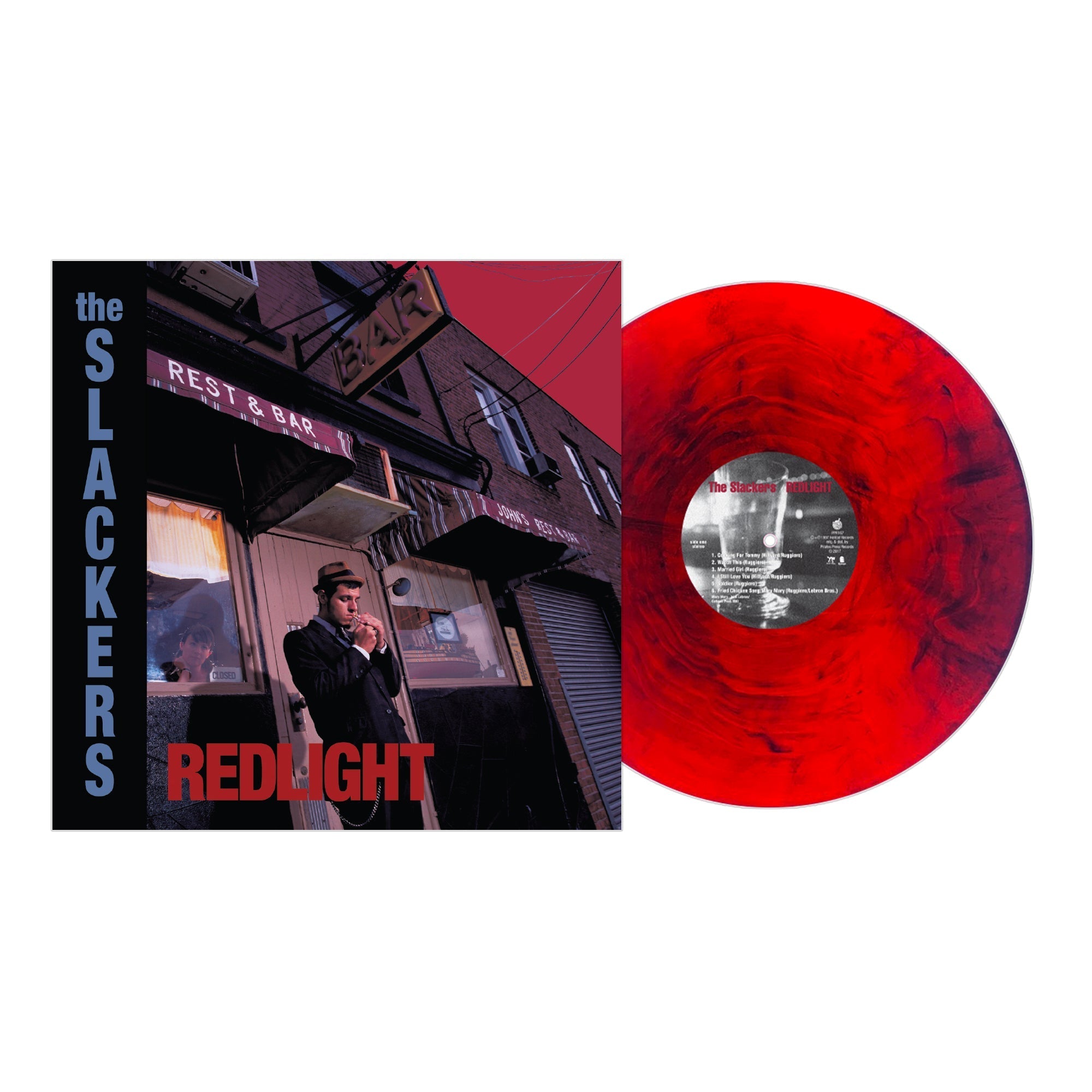 THE SLACKERS 'REDLIGHT' LP - BLOOD RED/BLACK/GALAXY