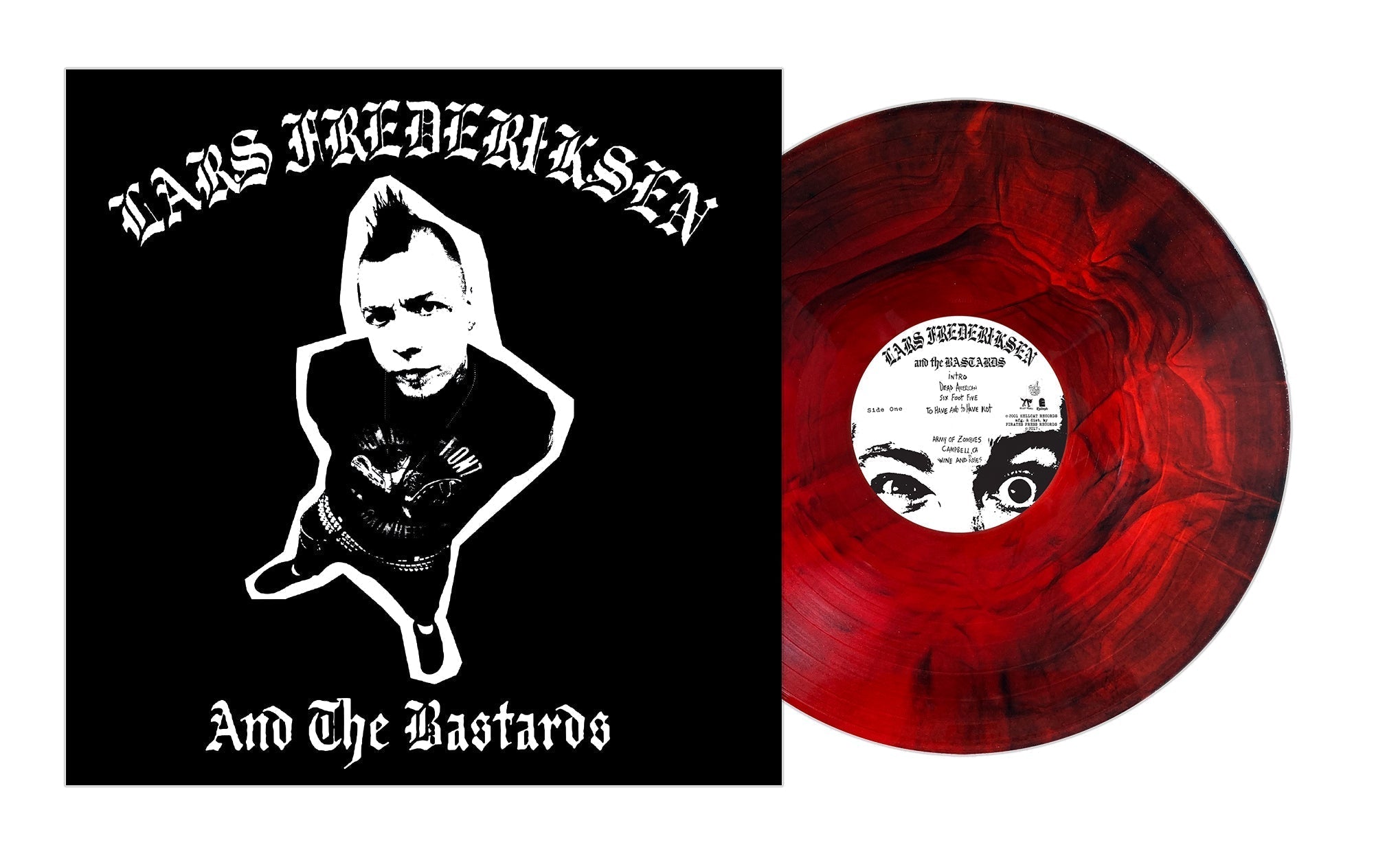 LARS FREDERIKSEN & THE BASTARDS 'LARS FREDERIKSEN & THE BASTARDS' LP - RED/BLACK/GALAXY